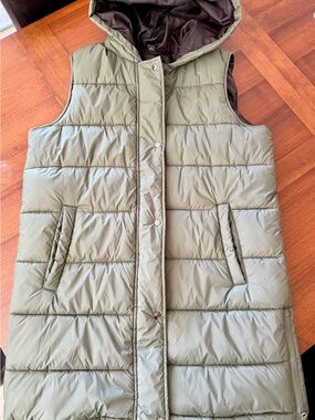 Long Puffy Vest